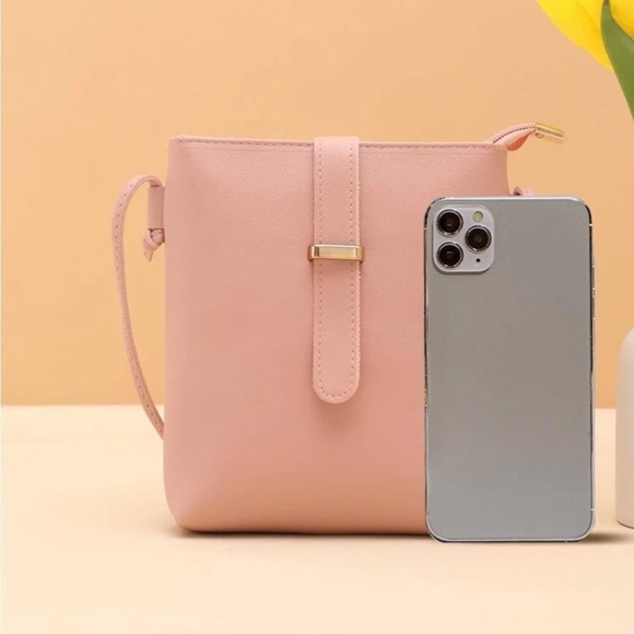 ⚠️Clearance💕Mini Crossbody Bag Pink Bucket Bag - Picture 4 of 5